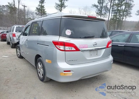 2015 Nissan Quest Sv из США, поврежденный, VIN JN8AE2KP9F9123560